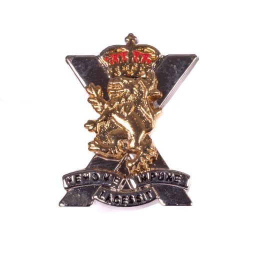 Picture of SCOTS Lapel Pin - Gilt/Silver - Supplied with Plastic Box