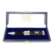 Picture of Sgian Dubh & Scabbard - SCOTS – with Cap Badge - Orange Topaz Stone - with presentation boxes
