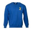 Picture of SCOTS - Blue Sweatshirt with Cap Badge on Left Chest and SCOTS in white on reverse – Medium 