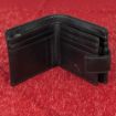 Picture of SCOTS Black Leather Wallet with Regimental Ribbon - supplied in box