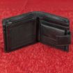 Picture of SCOTS Black Leather Wallet with Regimental Ribbon - supplied in box