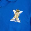 Picture of SCOTS - Blue Polo Shirt with Embroidered Cap Badge on Left Chest - Large