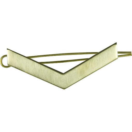 Picture of Brass Chevron with Shanks - Lance Corporal