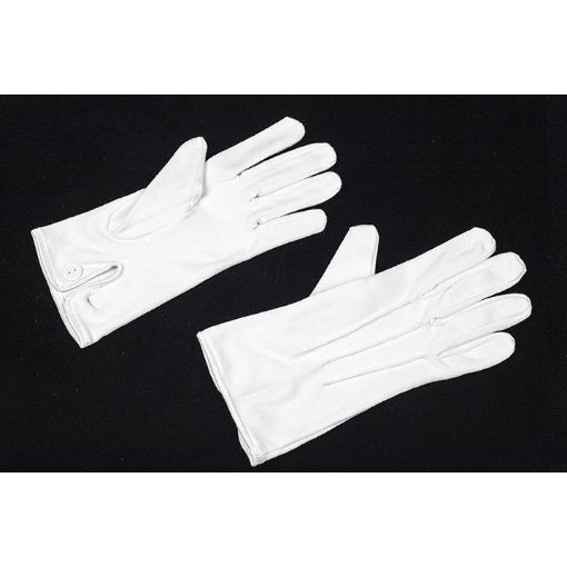 Picture of White Parade Gloves - Button Cuff - XXL